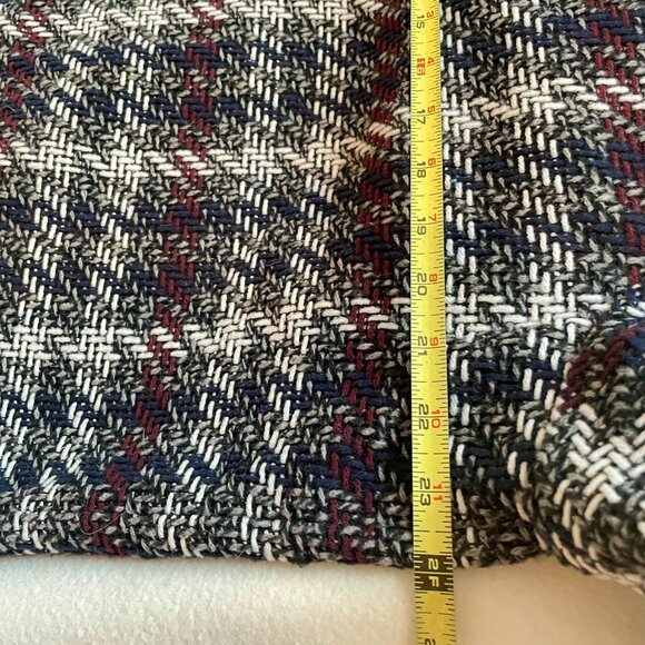 Contemporaine cropped tweed top Women size XXL, black, white and burgundy. - Picture 3 of 8